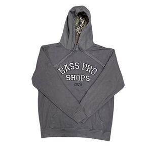 Bass Pro Shops Grey Hoodie Size Medium